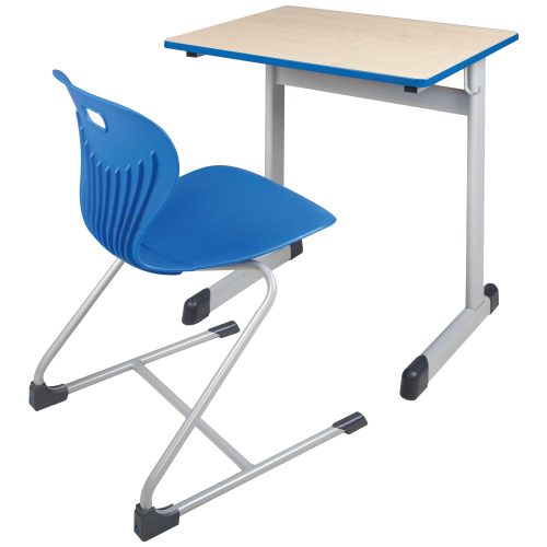 Leerlingtafel Conen aluminium beuken